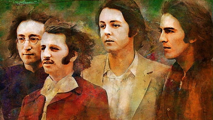 The Beatles Iconic Vintage Portrait