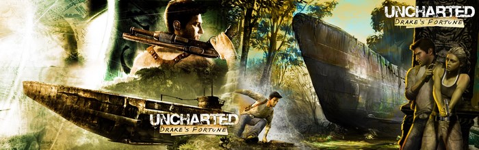 Uncharted Drake's Fortune game art