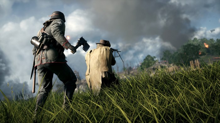 Battlefield 1 4K soldiers in combat