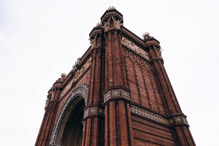 Arc de Triomf in Barcelona, Spain