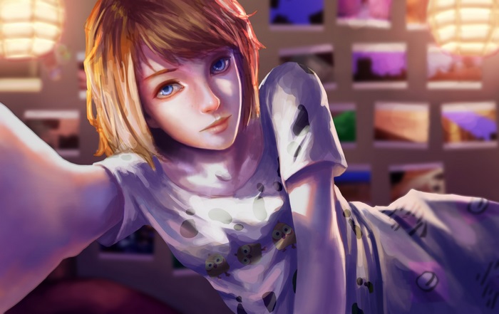 Max Caulfield from Life is Strange taking a selfie