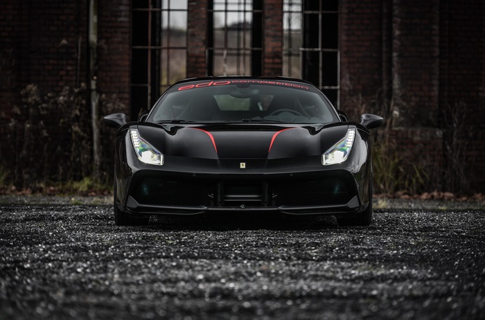 Black Ferrari 488 GTB by Edo Competition