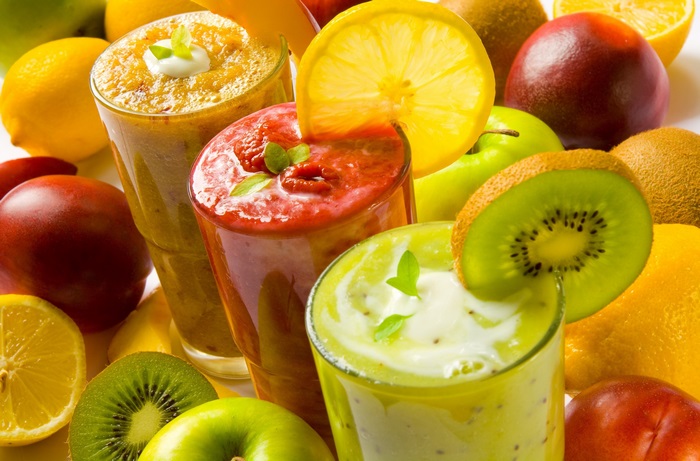 Smoothies with Fruits 4K