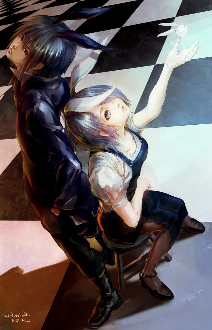 Ayato and Touka Kirishima from Tokyo Ghoul