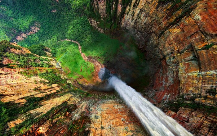 Angel Falls waterfall in Canaima National Park, Venezuela