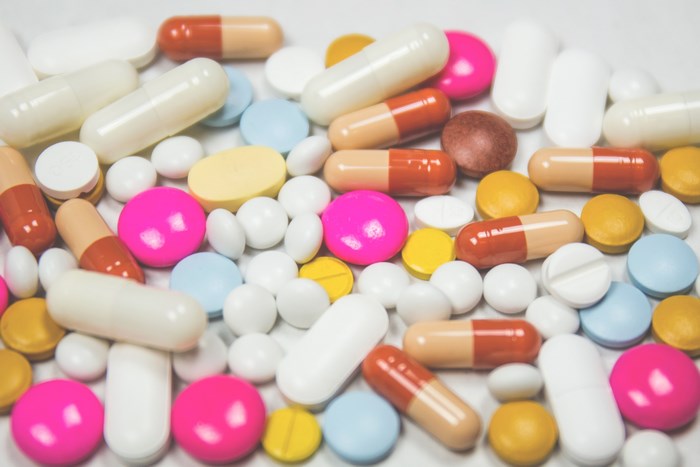 A colorful assortment of pills and capsules