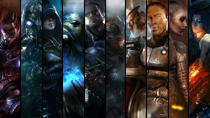 Mass Effect characters montage