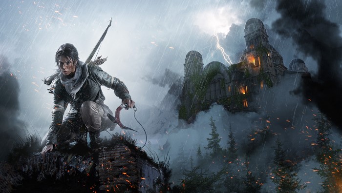 Lara Croft from Rise of the Tomb Raider Artwork