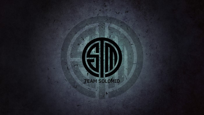TSM Team SoloMid logo on textured background
