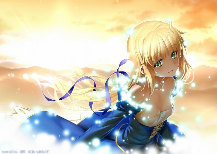 Saber from Fate Series