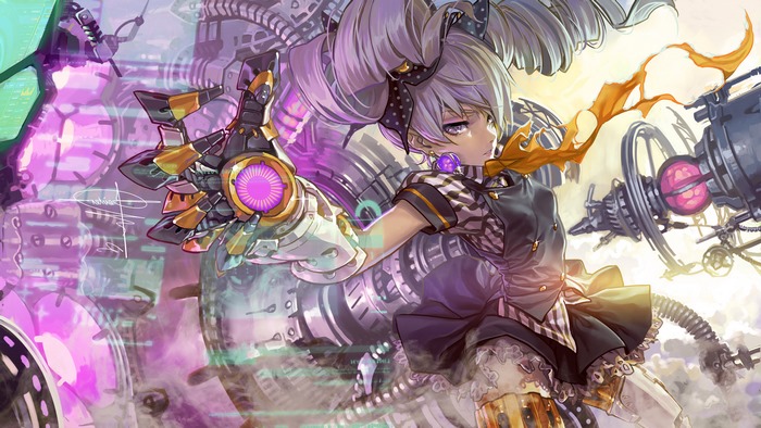Bronya Zaychik from Houkai Gakuen with mechanical arm