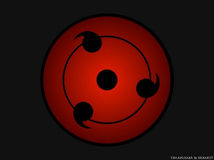 Sharingan symbol from Naruto Shippuden