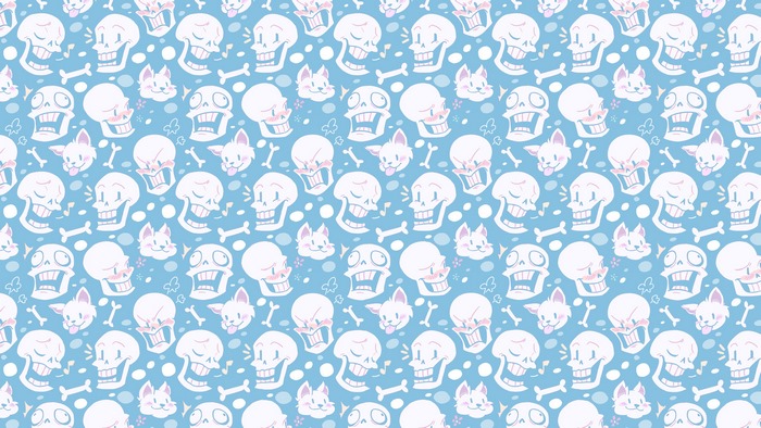 Papyrus and Annoying Dog from Undertale Pattern