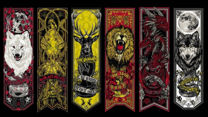 Game of Thrones House Sigils Banners