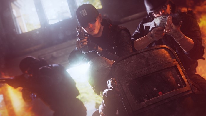 FBI SWAT team in action in Rainbow Six Siege
