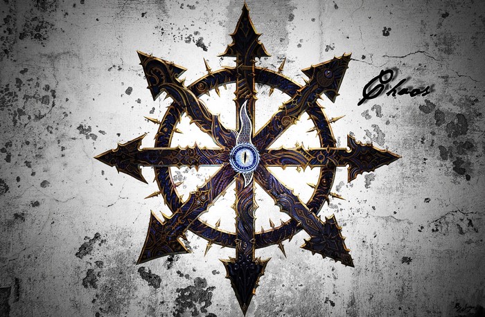 Chaos Star symbol from Warhammer 40,000
