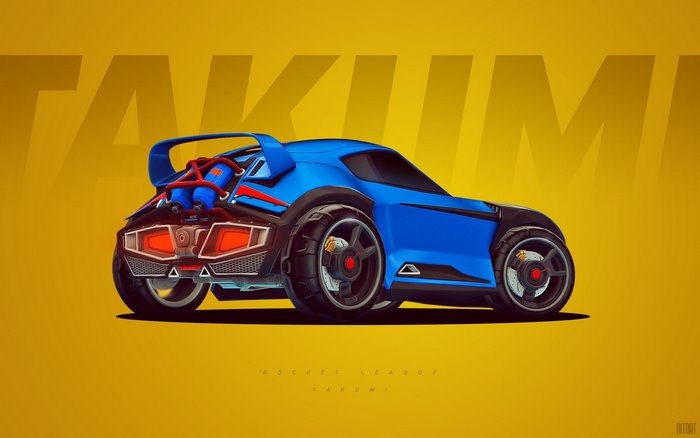 Takumi car from Rocket League