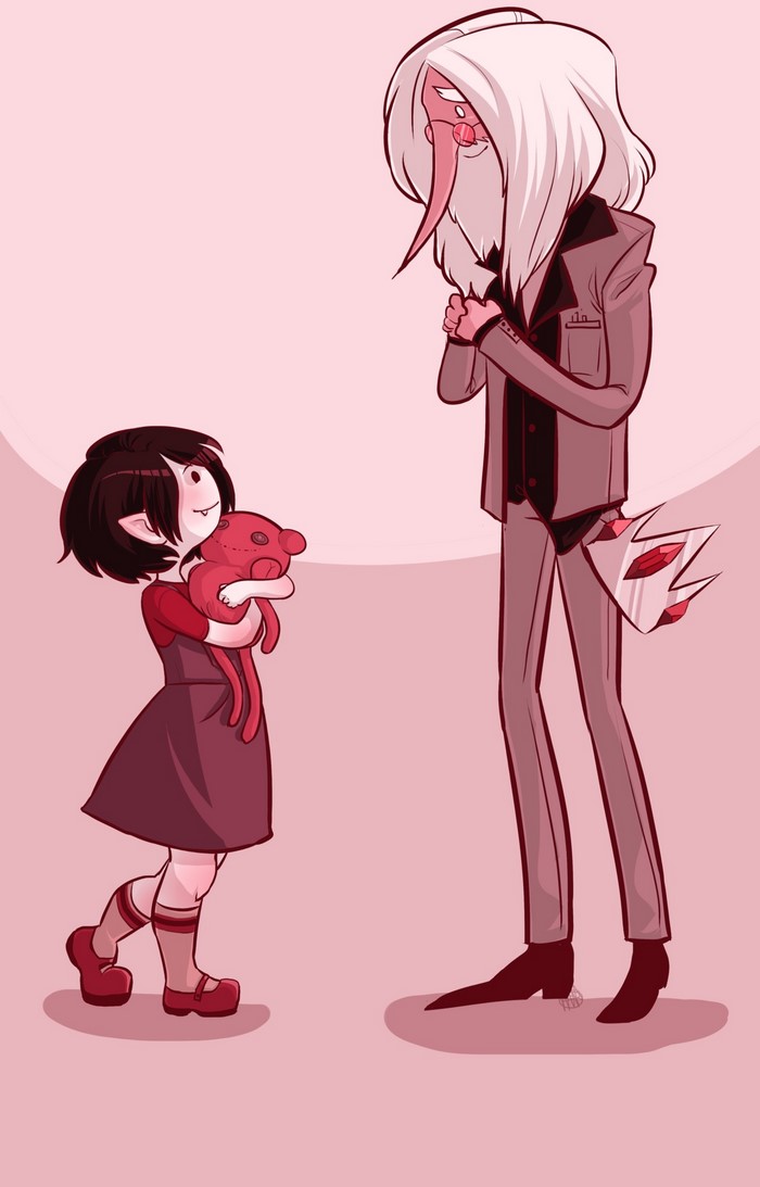 Marceline and Ice King from Adventure Time