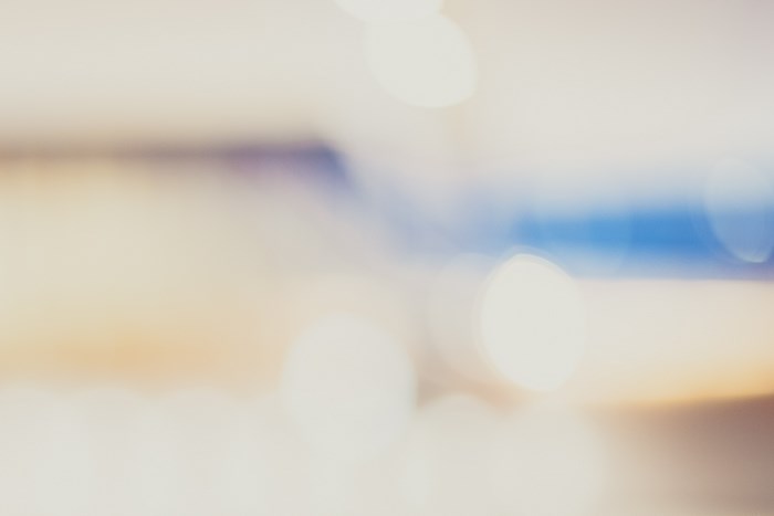 Blurred lights and abstract shapes