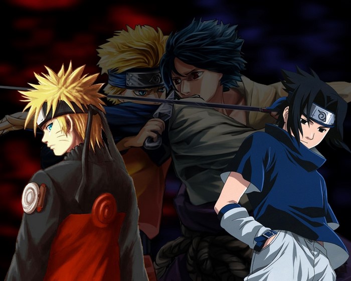 Naruto and Sasuke from Naruto