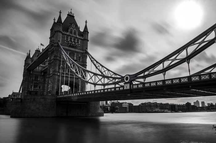 Tower Bridge, London, Black and White