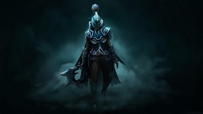 Phantom Assassin from Dota 2 with Dark Wraith set