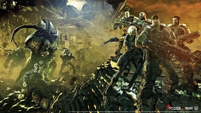 Gears of War 3 Characters and Monsters