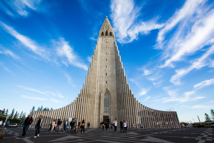 Hallgrímskirkja Church in Reykjavik, Iceland