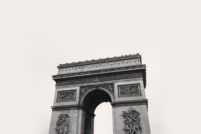 Arc de Triomphe in Paris, France