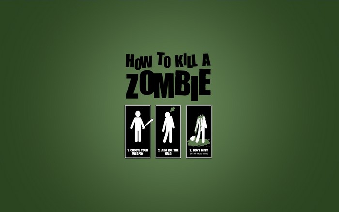 How to Kill a Zombie instructions