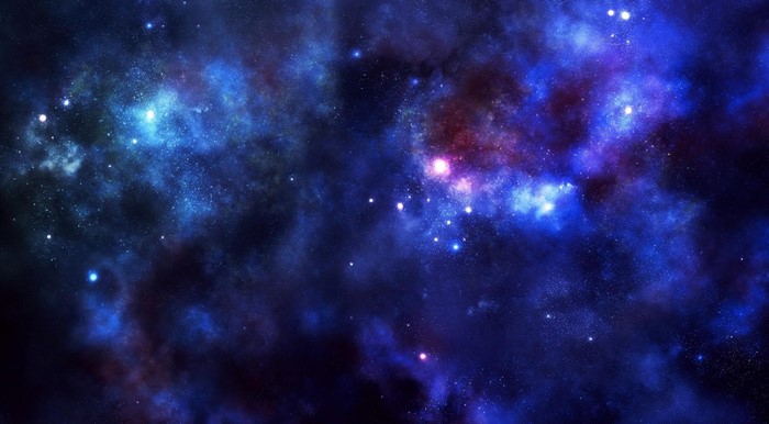 Deep Space Nebula with Stars and Cosmic Dust