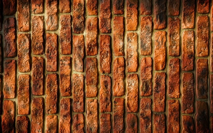 Red brick wall texture