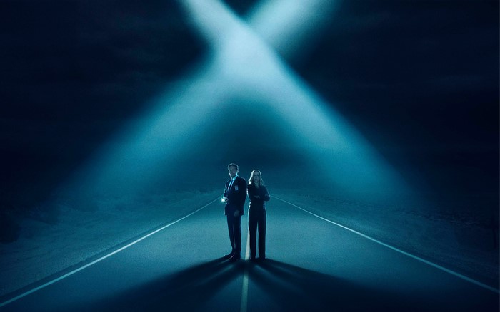 The X-Files: Mulder and Scully on a Road