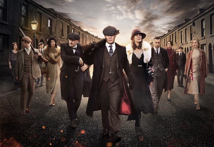 Peaky Blinders Cast in Intense Street Scene 4K