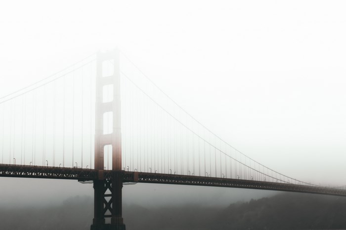 Golden Gate Bridge in Fog