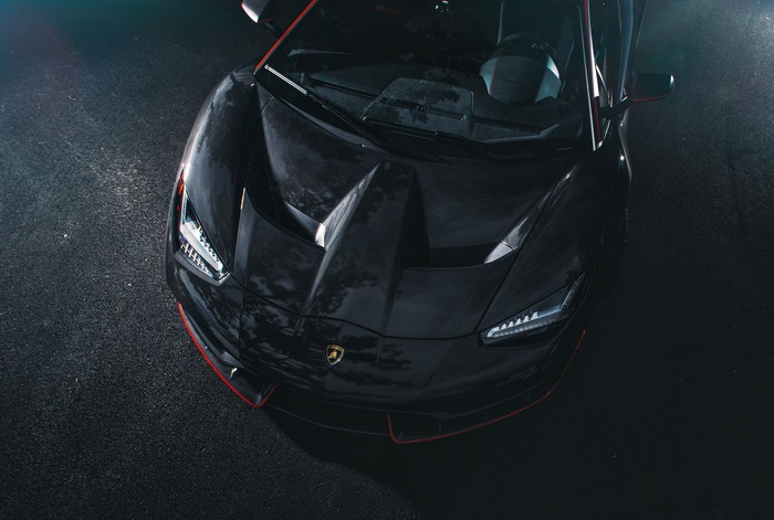 Lamborghini Centenario from above