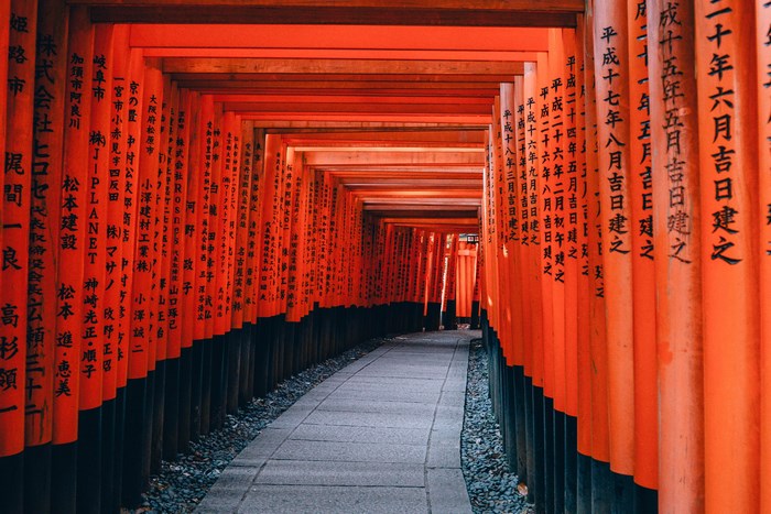 Fushimi Inari Taisha Torii Gates Pathway