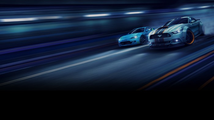 Ford Mustang and Toyota GT86 racing in Need for Speed