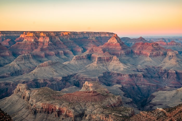 Grand Canyon National Park at Sunset