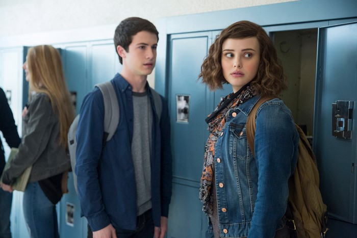 Katherine Langford and Dylan Minnette from 13 Reasons Why