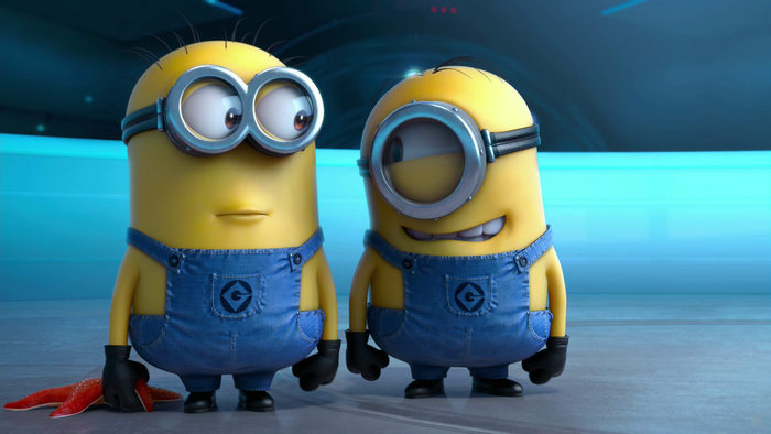 Two Minions from Despicable Me