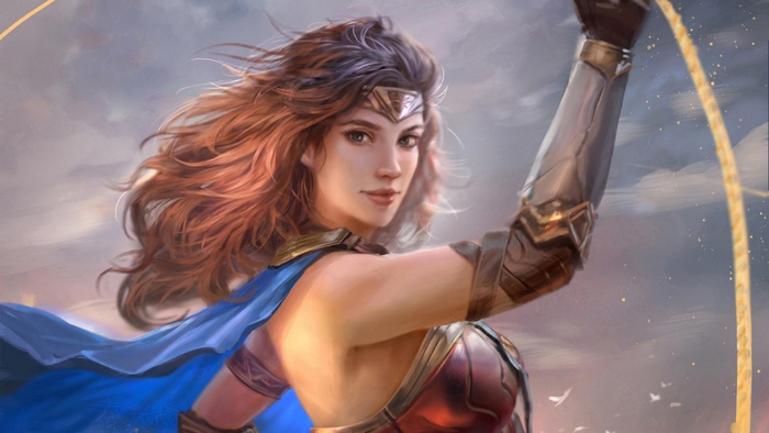 Wonder Woman from Justice League artwork