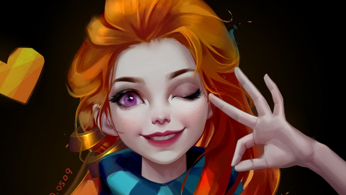 Zoe from League of Legends artwork