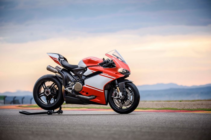 Ducati 1299 Panigale Motorcycle on Track