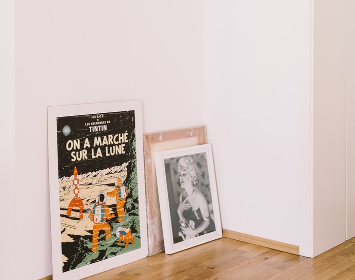 Tintin On A Marché Sur La Lune Poster and Marilyn Monroe Photo