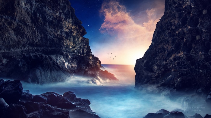 Digital Art Artwork by Gini R. Von Fdler