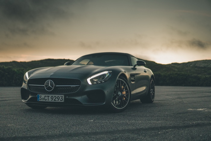 Mercedes-AMG GT R sports car on road