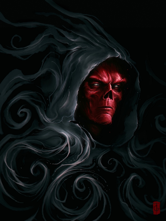 Red Skull illustration
