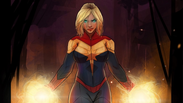 Captain Marvel artwork