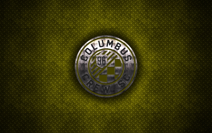 Columbus Crew SC logo on textured background